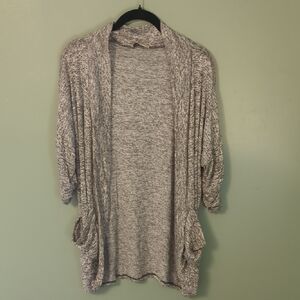 Free Kisses Heathered Gray Cardigan